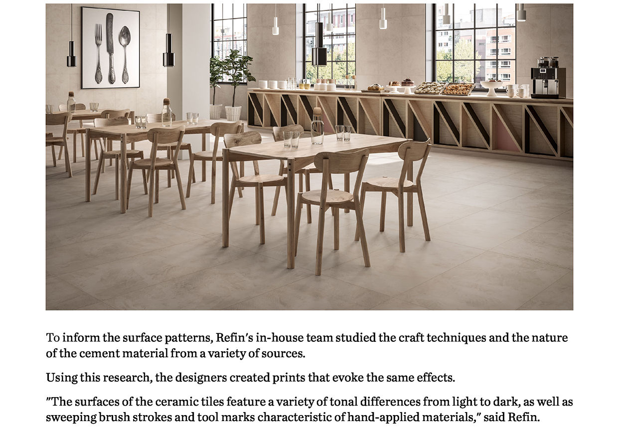 Dezeen presents Craft by Ceramiche #Refin || Image #TERZOPIANO