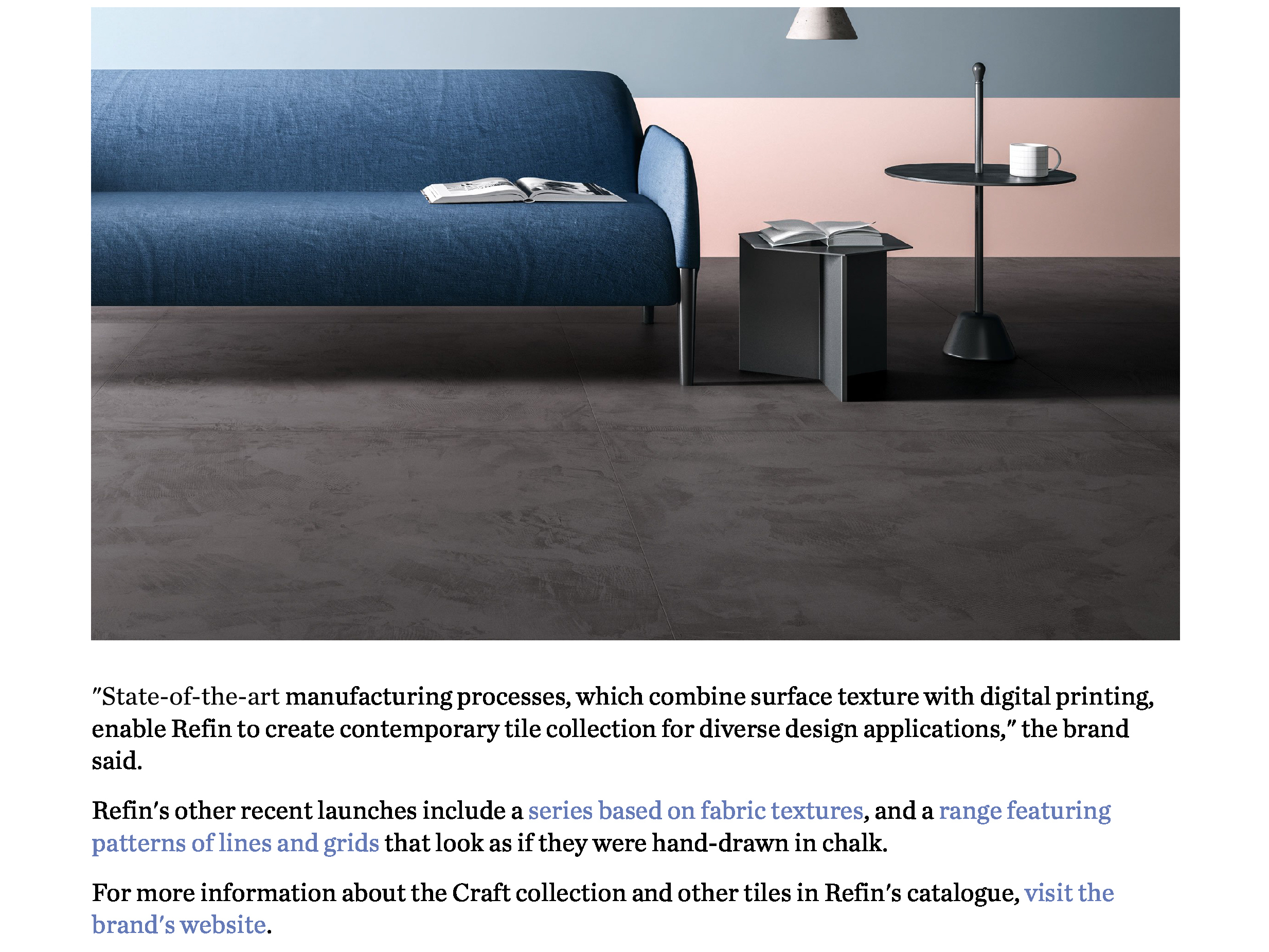 Dezeen presents Craft by Ceramiche #Refin || Image #TERZOPIANO