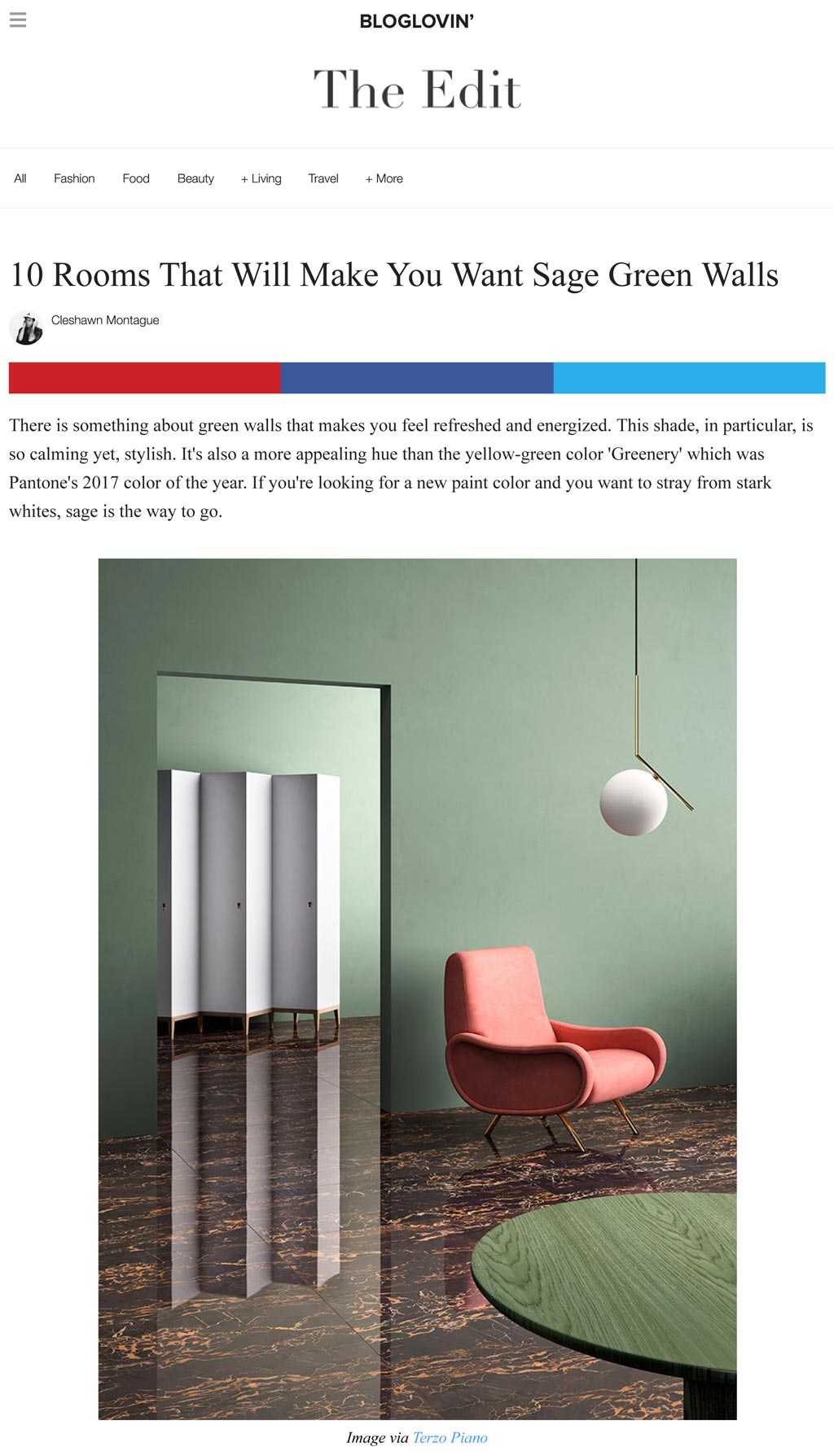 Terzo Piano image for Marble Lab on Blogloving