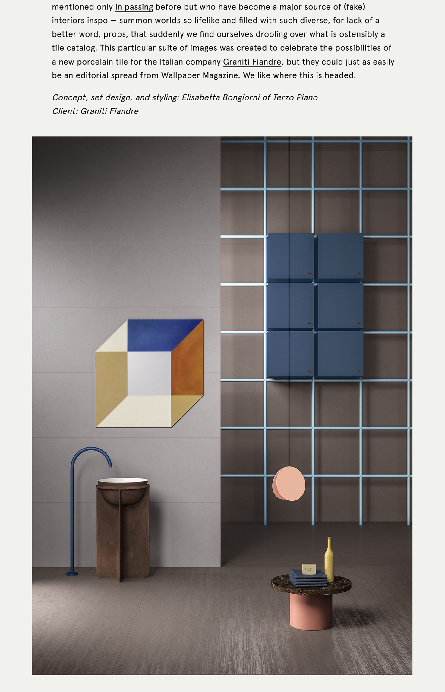 TERZO PIANO FEATURED ON #SIGHTUNSEEN || CATALOGUE MUSA+ FOR FIANDRE ARCHITECTURAL SURFACES