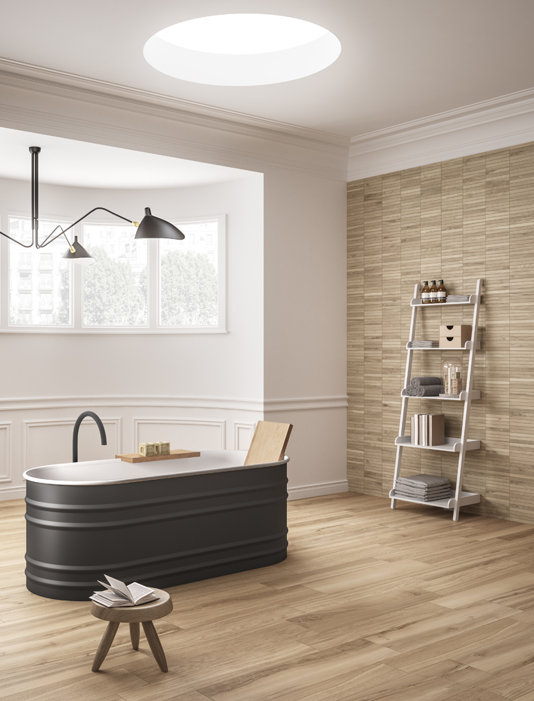 #TERZOPIANO IMAGE FOR #CERAMICHEPIEMME || FLEUR DE BOIS - CERSAIE 2017 || #BATHROOM