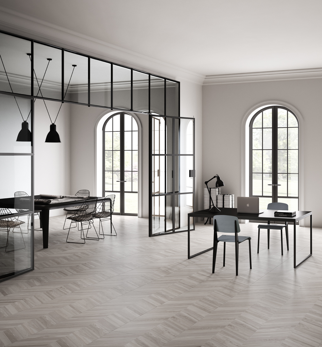 #TERZOPIANO IMAGE FOR #CERAMICHEPIEMME || FLEUR DE BOIS - CERSAIE 2017 || #WORKING SPACE