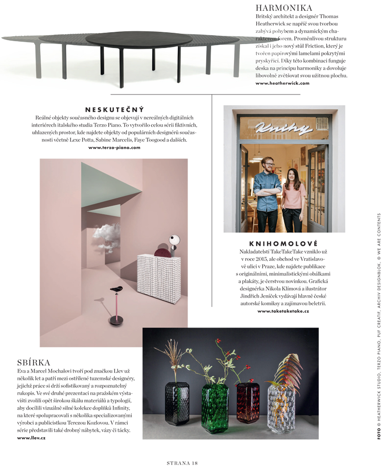 Elle Decoration Czech Republic || December 2017 || Terzo Piano