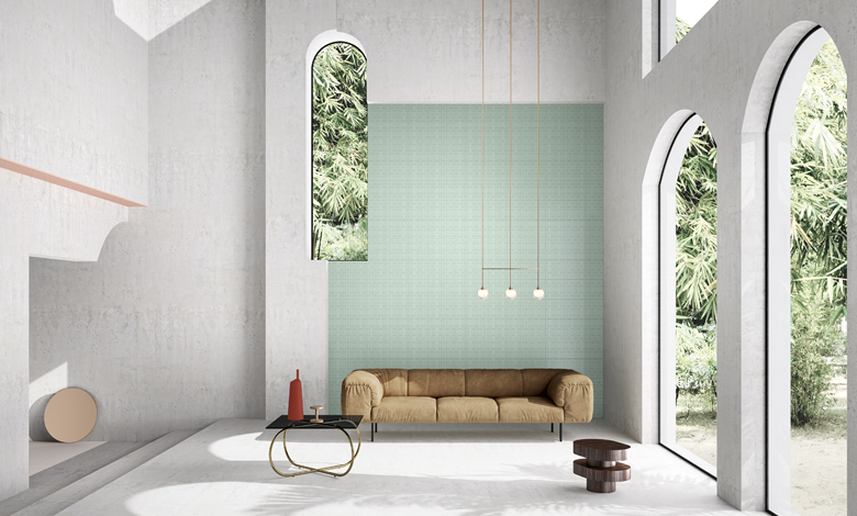 #CeramicaVogue - House of Tiles, 2018 - Architecture by #MarcanteTesta UdA - Image by #TerzoPiano - #livingroom 