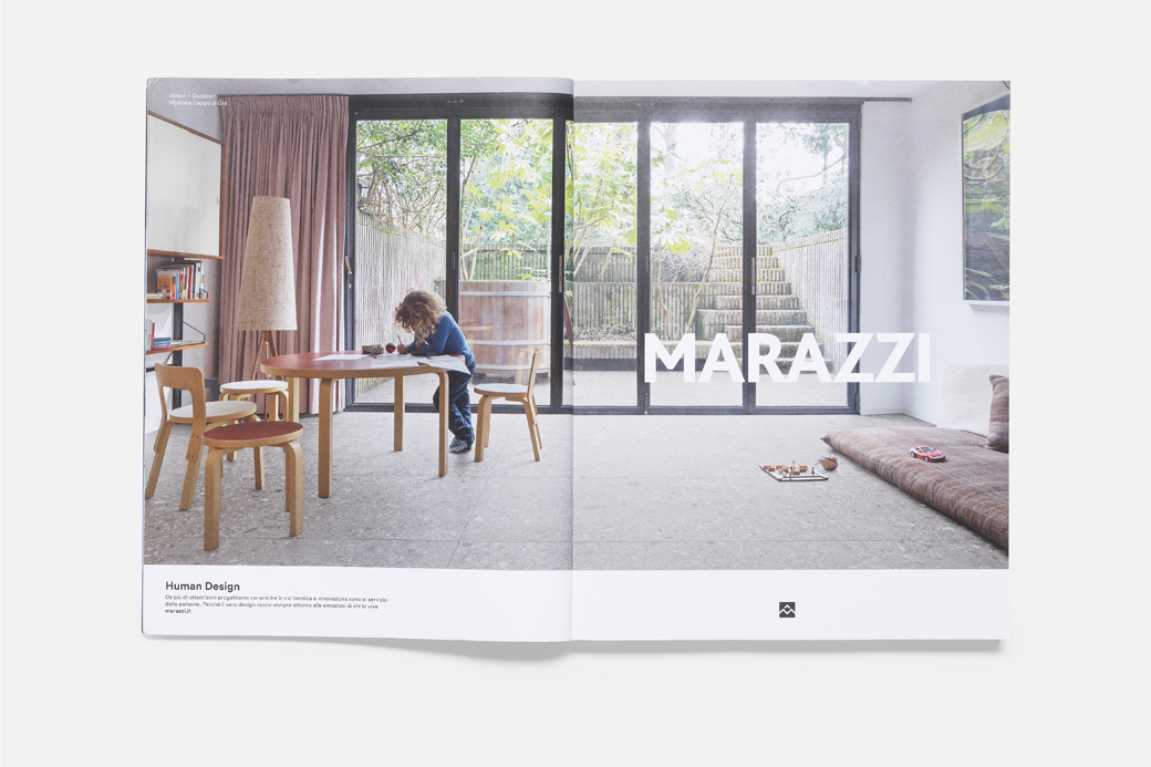 Terzo Piano photomontage for Human Design Campaign by Marazzi - AD Studio Blanco