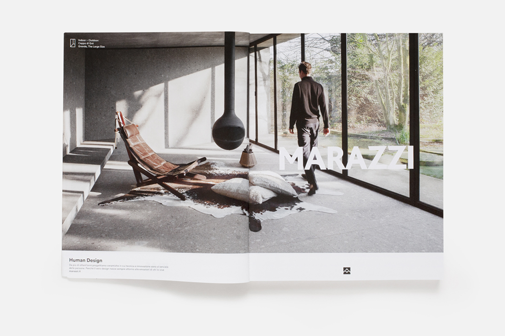 Terzo Piano photomontage for Human Design Campaign by Marazzi - AD Studio Blanco