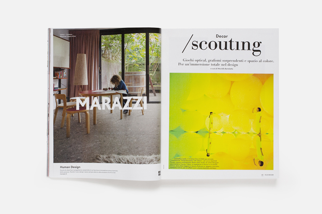 Terzo Piano photomontage for Human Design Campaign by Marazzi - AD Studio Blanco