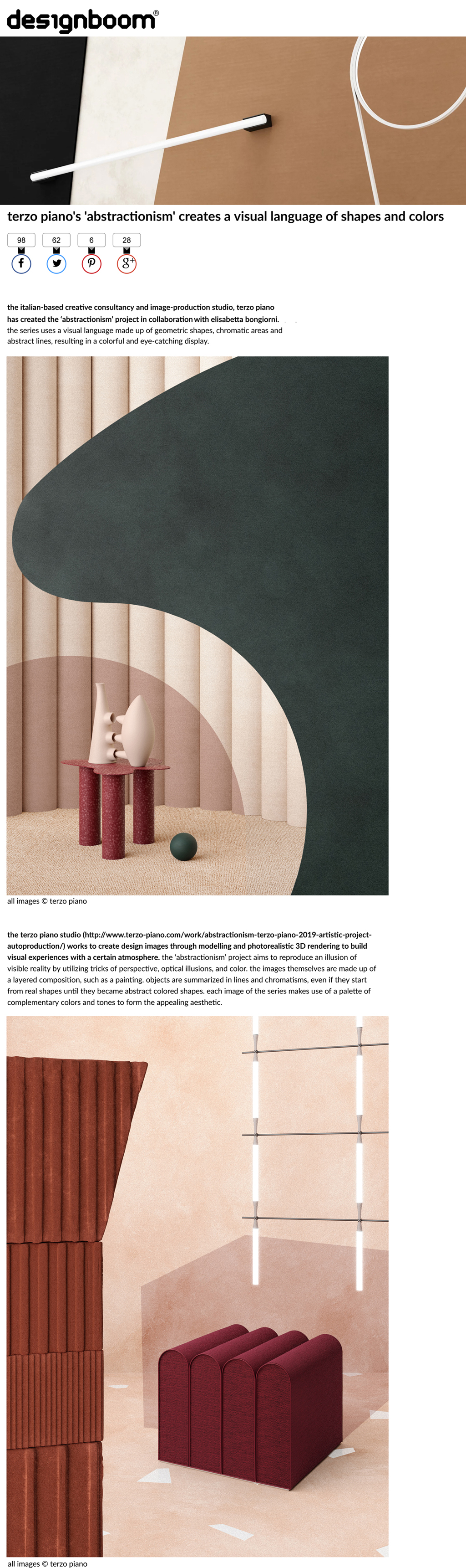 Designboom- Abstractionism Terzo Piano