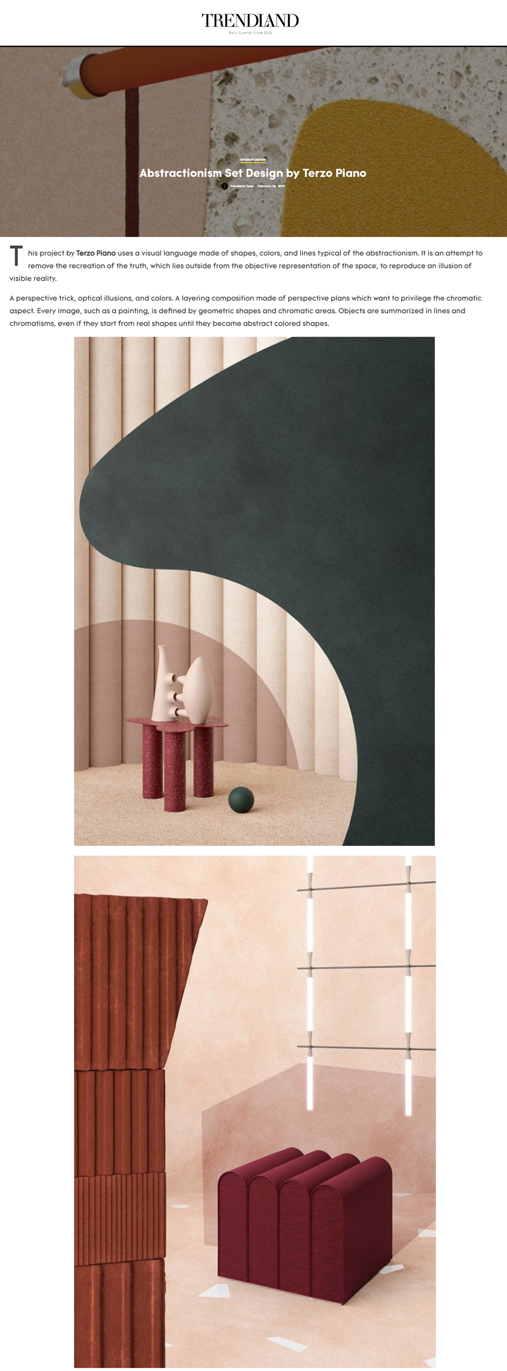 TRENDLAND FEATURED TERZO PIANO PORTFOLIO ABSTRACTIONISM