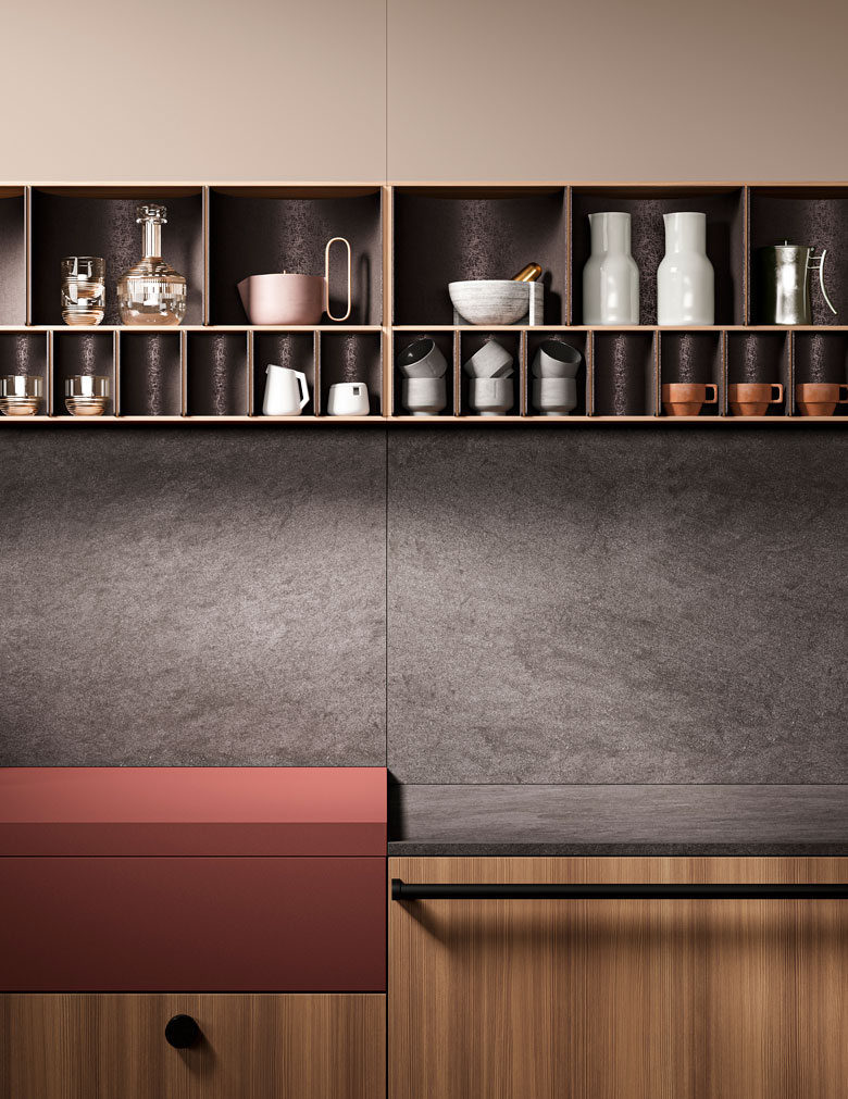 Toncelli kitchen Systema / Art Direction ar-o-studio / 3D Art Terzo Piano