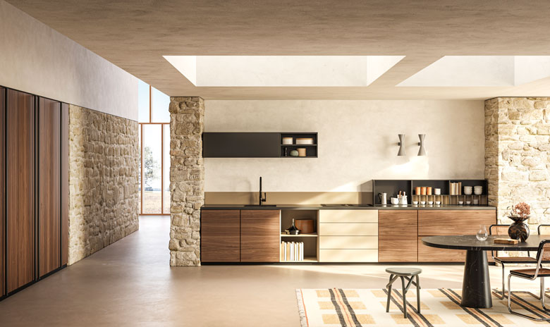 Toncelli kitchen Systema / Art Direction ar-o-studio / 3D Art Terzo Piano