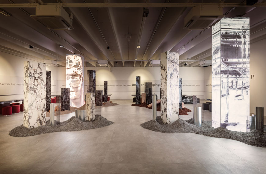 Archetipi design exhibition by Terzo Piano for Fiandre / Iris Group @ Cersaie 2021