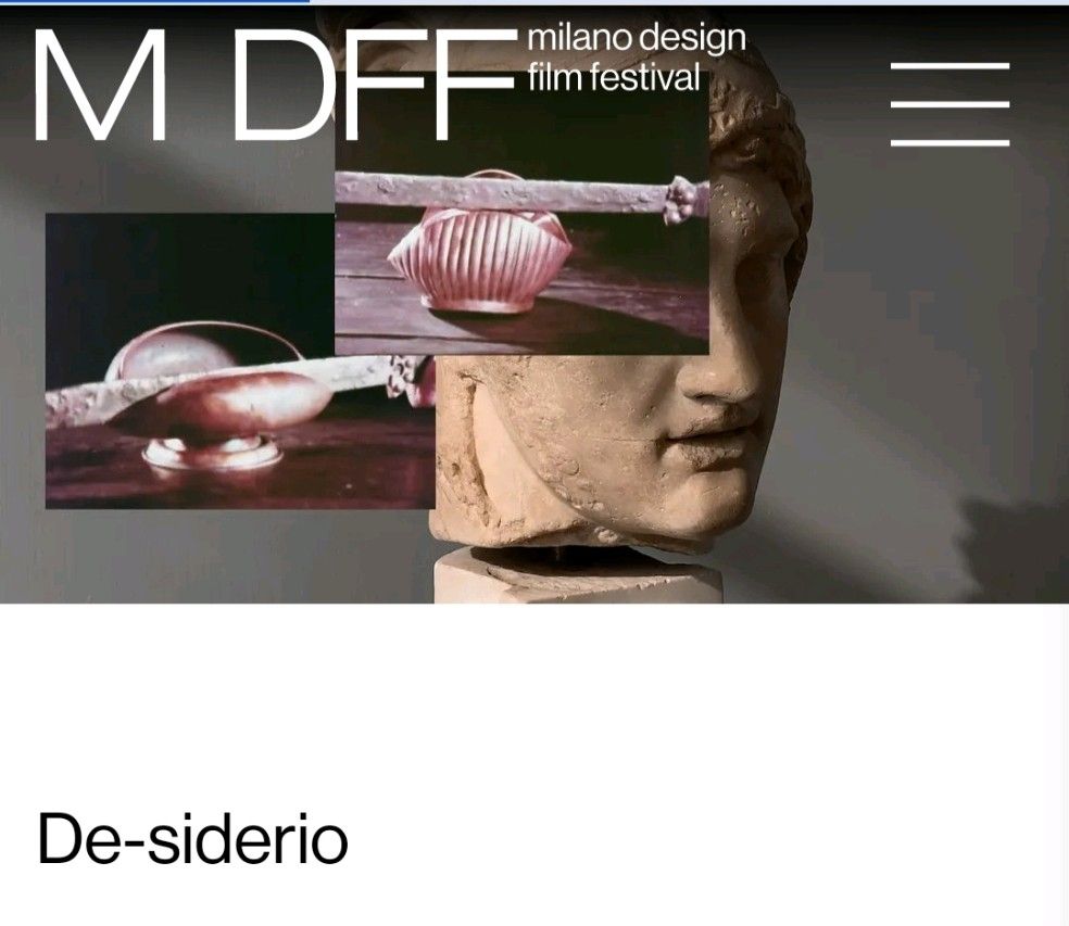 de-siderio @milano design film festival 2021