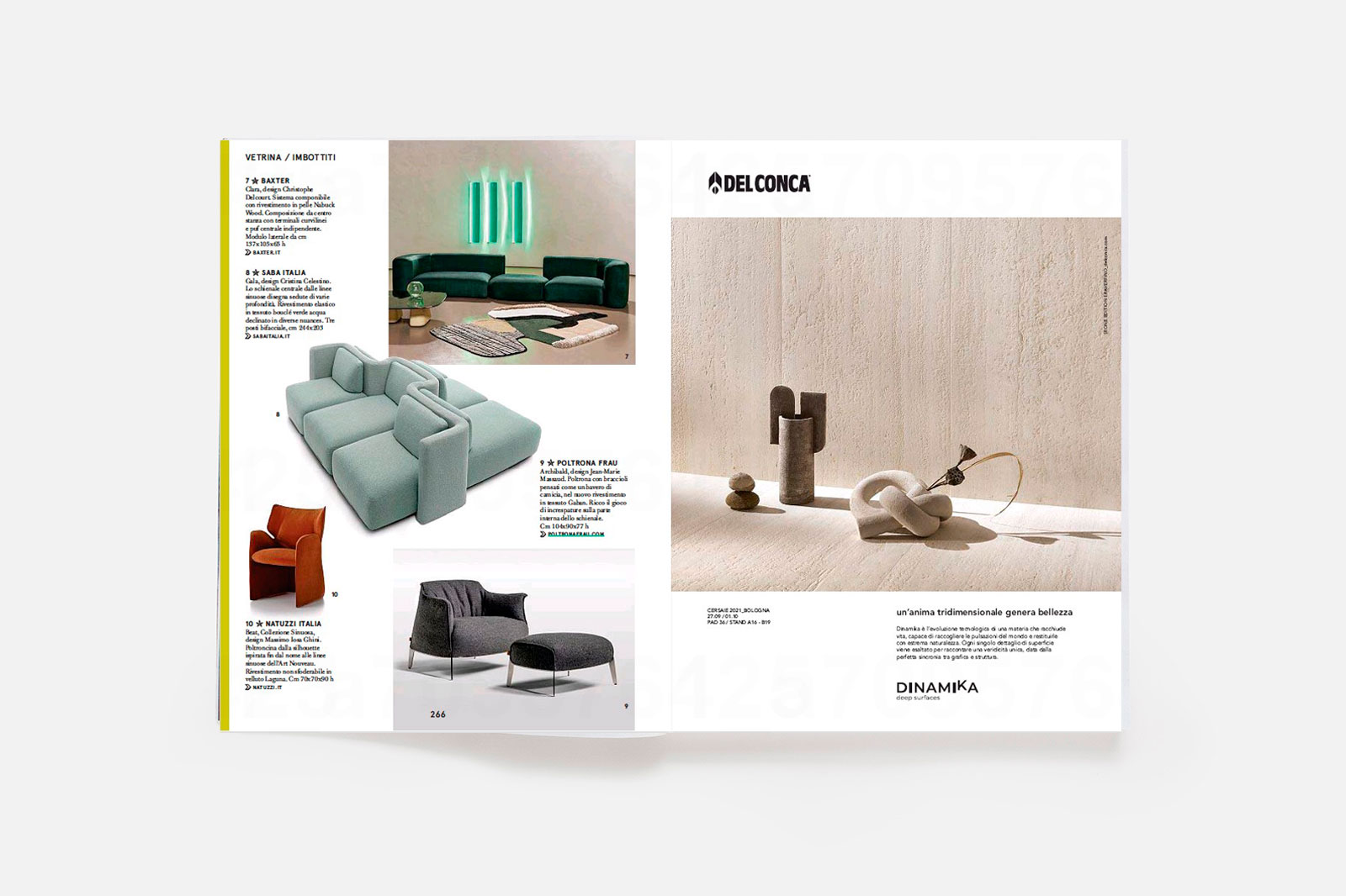 2021 Living Corriere - Ceramica Del Conca Dnamika Stone sources