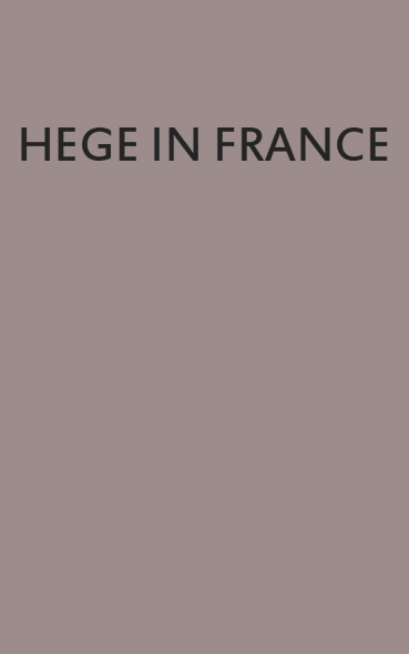 hege in france- cover - terzopiano